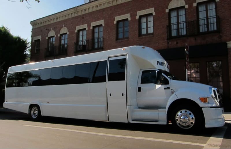 Escondido 30 Passenger Party Bus White